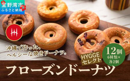 フローズンドーナツ12個 HYGGEセレクト（HYGGEドーナツ 6種類×各2個）