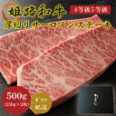 【ふるさと納税】姫路和牛4等級5等級サーロインステーキ厚切り250g×2（500g）　牛肉・サーロイン・和牛・ギフト・ステーキ