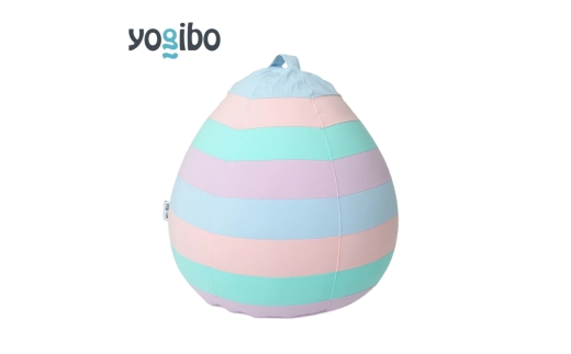 ヨギボー ドロップ レインボー パステル Yogibo Drop Rainbow ビーズクッション 丸型 水滴型 1人掛け ローソファ おしゃれ 洗えるカバー 家具 ギフト 大阪府 岸和田市 [№5385-1546]