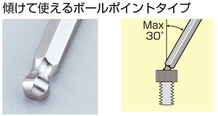 首下ショートロングボールポイントL形レンチセット BL900S 【原材料不足等のため、お届けまで長期間頂戴する可能性があります】