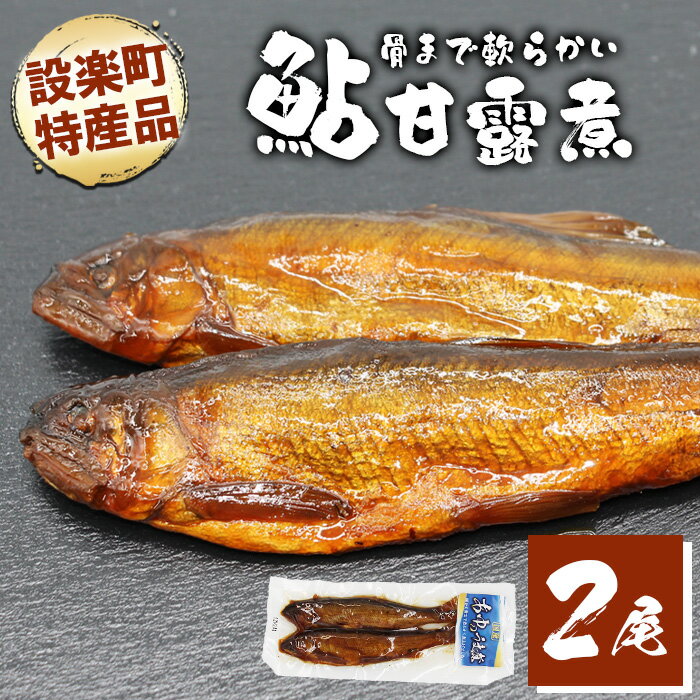 【ふるさと納税】骨まで柔らかい！鮎の甘露煮 2尾 鮎 甘露煮 惣菜 魚 魚介 あゆ アユ 常温 煮物 ご飯のお供 おかず おつまみ ごはんのおつまみ 特産品 お茶漬け 1000円 1000円ポッキリ お買い物マラソン マラソン -205