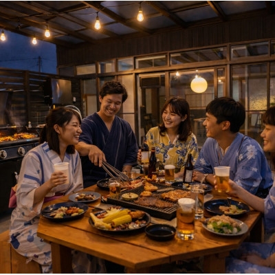 
                  養老の隠れ家心音庵　宿泊・BBQ場共通割引券9000円【1757515】
                
