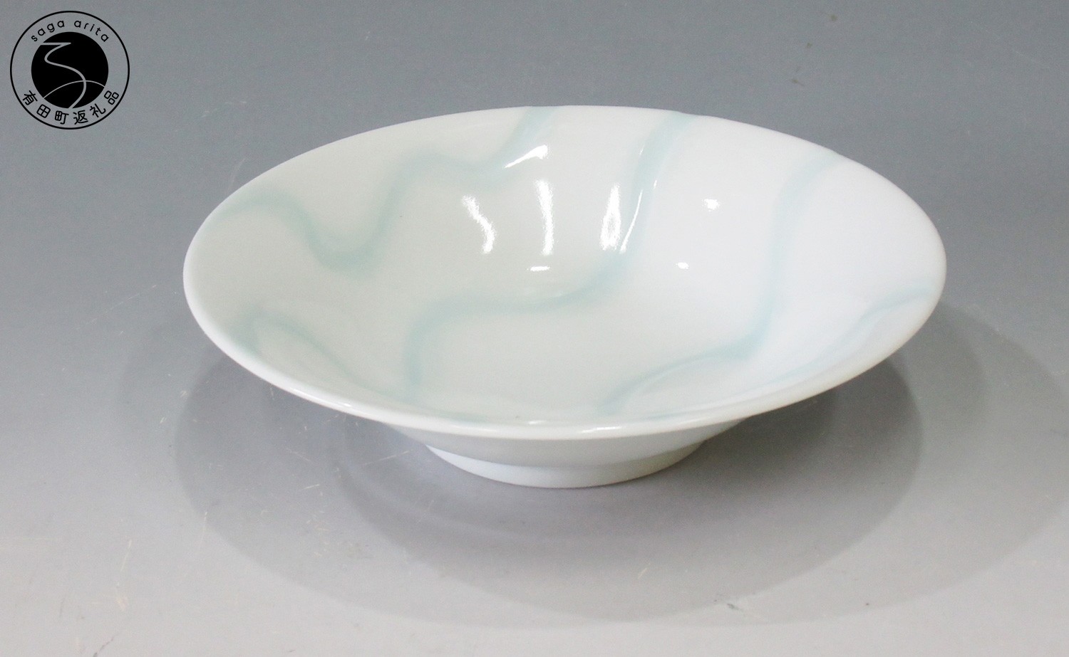 
                  日展会友 照井一玄作 有田焼 白磁深皿 水の中【岳窯】食器 器 うつわ 白磁 盛鉢 ボウル 和食器 ろくろ成形 彫刻 青白 作家 作家もの 照井一玄 ap013
                