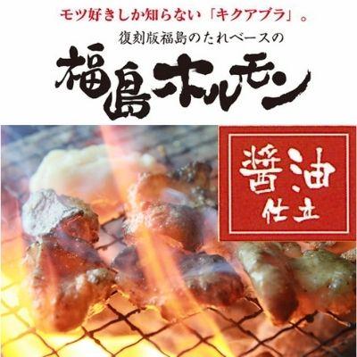 ふるさと納税 福島市 ふくしまご当地!福島ホルモン　醤油仕立て　麓山高原豚使用　【10パック入】No.1243
