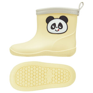 ワッペン付レインブーツ　１４ｃｍ　ごぱん　672187　5-128