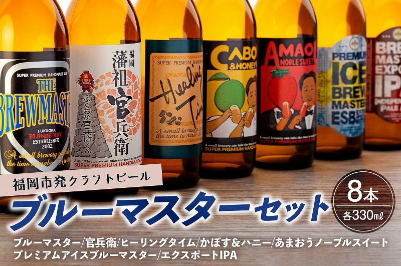 
福岡市発クラフトビール　ブルーマスター　8本セット
