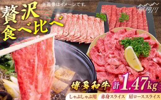 博多和牛　贅沢しゃぶしゃぶ・すき焼きセット＜一般社団法人地域商社ふるさぽ＞ 那珂川市 [GBX233]