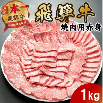 【ふるさと納税】飛騨牛 モモ・カタ赤身焼肉1kg(500g×2P) (焼肉・BBQ 用) 養老ミート【配送不可地域：離島】【1746394】