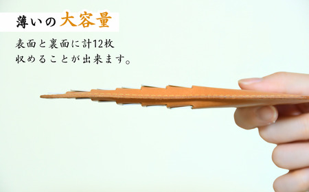 レザーカードケース キャメル 革職人 レザー カードケース ケース 革小物