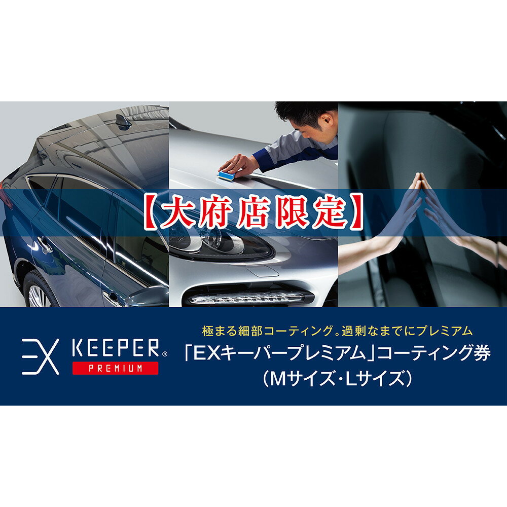【ふるさと納税】【大府店限定】KeePer LABO EXキーパー PREMIUM コーティング券 Mサイズ・Lサイズ | 車 洗車 コーティング キーパー keeper KeePer技研 キーパー技研 コーティング剤 手洗い プロ