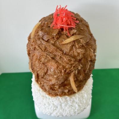 ふるさと納税 福岡市 食品サンプルの【博多和牛丼な帽子】 PC04