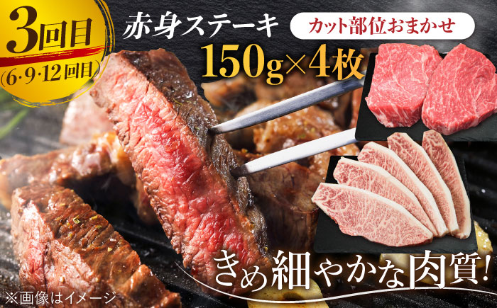 【全12回】【最高級のヘルシーお肉】佐賀牛 あっさり赤身定期便 総計12kg【ミートフーズ華松】 [FAY021]