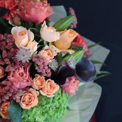 ふるさと納税 筑西市 【2週間毎定期便】季節のお花で束ねたブーケ【花瓶用】/Lサイズ全24回 |  | 03