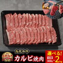 【ふるさと納税】 鳥取和牛 カルビ焼肉 選べる容量！（300g～2kg） やまのおかげ屋 バラ 国産 肉 牛肉 焼肉 カルビ 和牛 ブランド牛 黒毛和牛