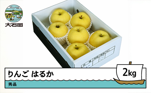 りんご はるか 秀品 約2kg 2025年産 令和7年産 果物 フルーツ 山形県 ry-rihax2000