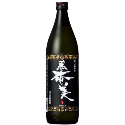 ふるさと納税 伊仙町 黒糖焼酎　黒奄美　25度　900ml