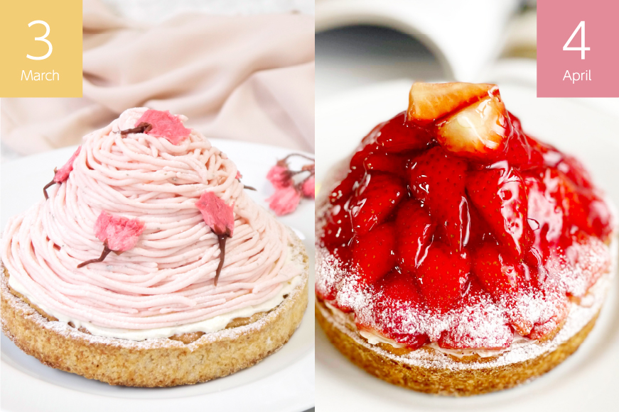 ケーキ タルト 食べ比べ 1ホール 3回 定期便 総計12ホール [心優-Cotoyu Sweets- 長崎県 平戸市 hr42bgy420217] 果物 フルーツ いちご モンブラン  ティラミス 