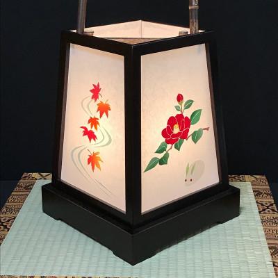 ふるさと納税 泉佐野市 正絹着物生地で作ったおしゃれな行灯 日本の四季 あんどん あかり 夢あかり 050F097 |  | 01