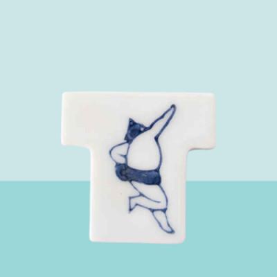 ふるさと納税 嬉野市 [肥前吉田焼]おすもうさん 箸置き5点セット【副武製陶所】 |  | 03