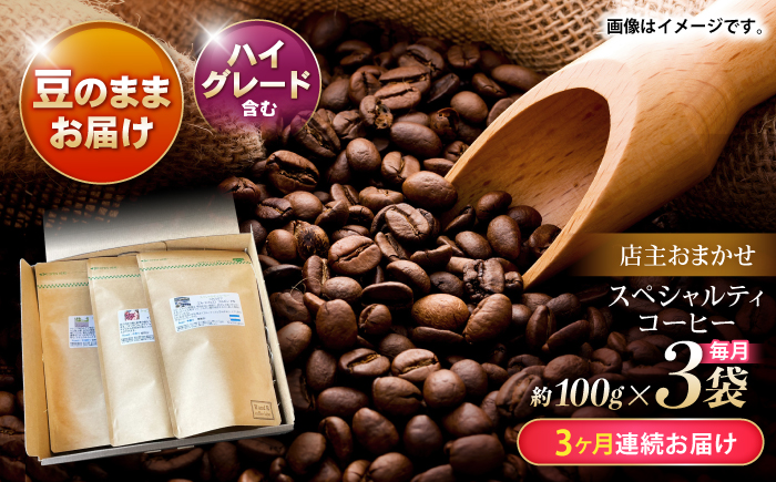 【3回定期便】自家焙煎ハイグレードコーヒーを含むおまかせセット(豆のまま) / ハイグレードコーヒー ブレンド コーヒー 豆 / 諫早市 / R and R coffee labo [AHCJ039]