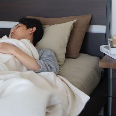 ふるさと納税 泉佐野市 【tissu de coton/ダブルガーゼ】シングルフラットシーツ1枚(オリーブ) G1936 |  | 01