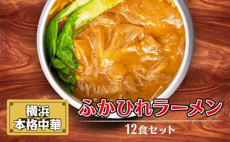 横浜本格中華　ふかひれラーメン12食セット AGS0011