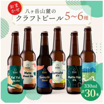 
            八ヶ岳山麓のクラフトビール　飲み比べ30本セット＜BBQに＞＜年末年始の集まりに＞＜パーティに＞【1571879】
          