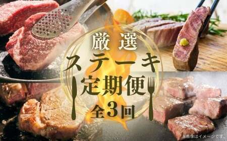 厳選ステーキ定期便全3回 ヒレ サーロイン 肩ロース サイコロステーキ|豊後高田市 サーロイン