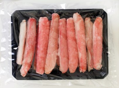 お刺身OK！本ずわい蟹むき棒身 500g 完全殻むき100％可食OK【03034】