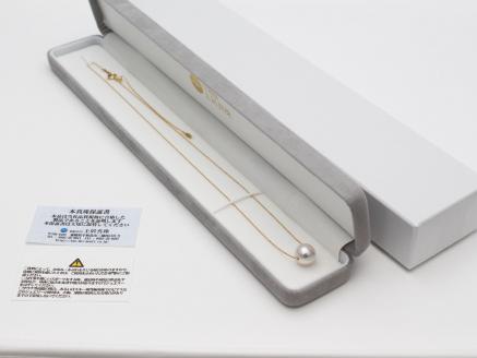 パール スルー ネックレス 8.5-9.0mm  ゴールド 土居真珠 アクセサリー アコヤ真珠 ファッション 特産品 国産 愛媛 宇和島 A210-012013
