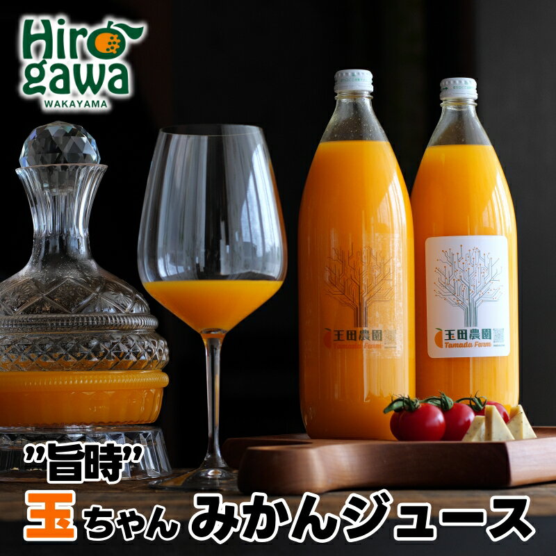 【ふるさと納税】 旨時 玉ちゃん みかん 100％ ジュース / 温州みかん 有田みかん ストレート 果汁 無添加 柑橘 和歌山 8000円 14000円 //drink