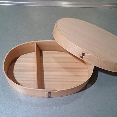 ふるさと納税 志免町 博多曲物　だえん弁当箱(中)・箸ケースセット |  | 01