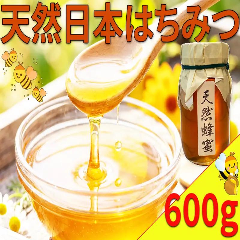 日本はちみつ 国産 天然 蜂蜜 600g 日本ミツバチ 【 蜂蜜 】