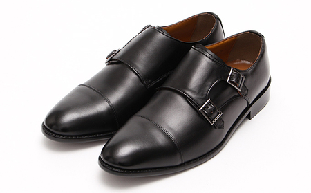 紳士靴KEITHVALLER U.K. LONDON革底マッケイ製法 オールレザーKV-065黒色/茶色 BLK25.5cm