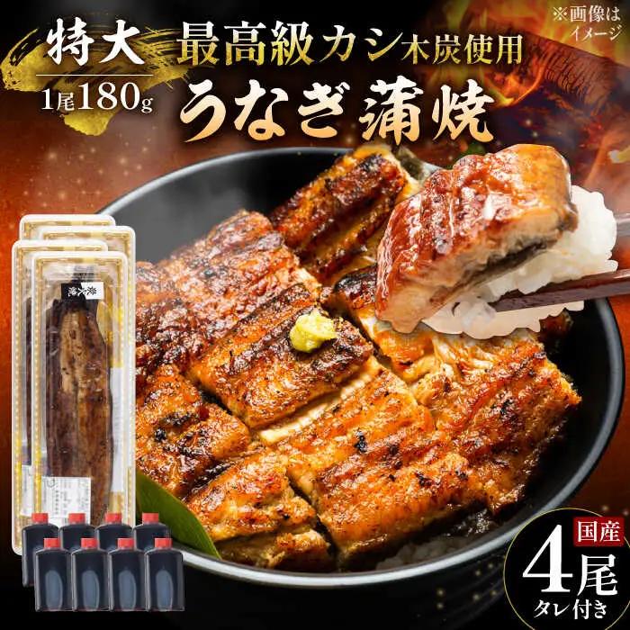 うなぎ蒲焼 国産 特大4尾 うなぎ [UDH043]