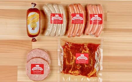 マイスター直伝手作りソーセージ Fセット 6種 ウインナー ソーセージ ステーキ 岐阜市/ドイツデリカテッセン　クリンゲン[ANBQ006]