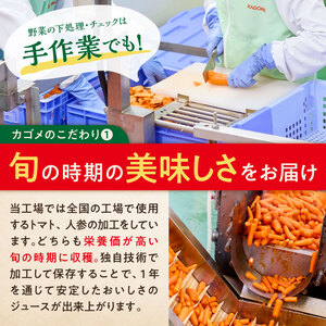 【定期便12ヵ月】カゴメ 野菜ジュース 食塩無添加 720ml 15本 ns111-028 野菜 ｼﾞｭｰｽ 食塩無添加 GABA ﾄﾏﾄ 健康 飲料