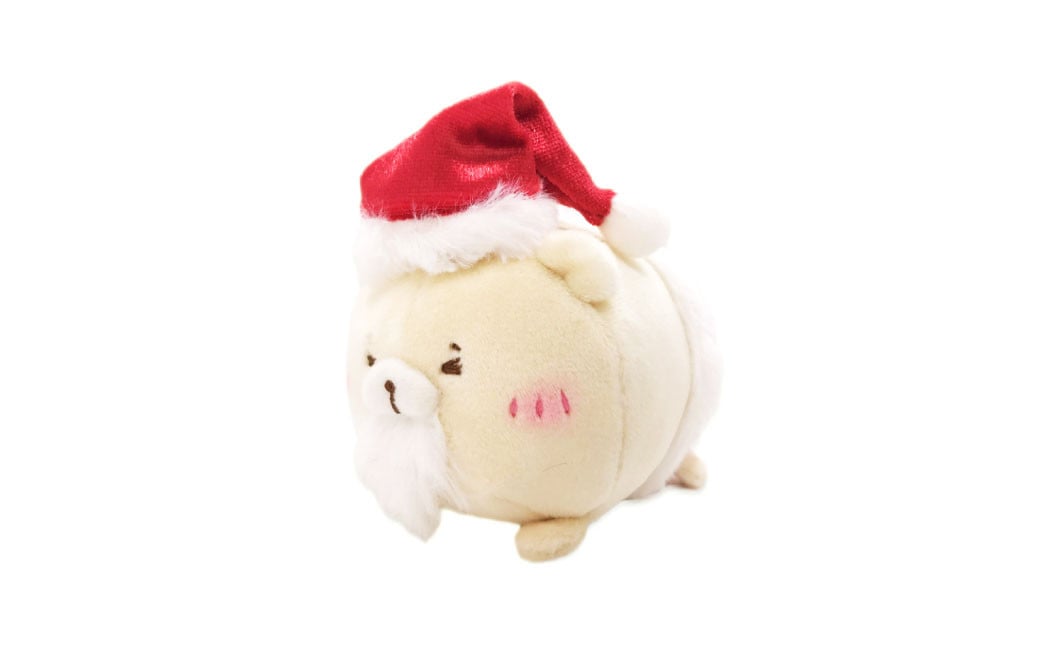 166-1298 ともだちはくま ごろごろぬいぐるみ（クリスマス）1点 ＋アクリルキーホルダー セット 1点 キャラクター さいきたむむ 限定 グッズ ぬいぐるみ 動物 クマ 熊 豊後大野市