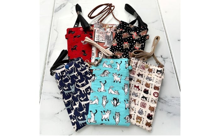 ねこ ネコ 猫 保護猫 猫グッズ 小物 雑貨 かわいい サコッシュ セット グッズ 手作り ハンドメイド 人気 おすすめ