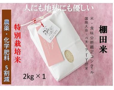 【2025年産新米】魚沼産コシヒカリ 苗場プリンセス 特別栽培米 農薬化学肥料5割減 精米（2kg）×1