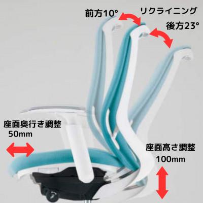 ふるさと納税 横須賀市 オカムラ　オフィスチェア　シルフィー　　ヘッドレスト付き【オレンジ】 国産 |  | 03