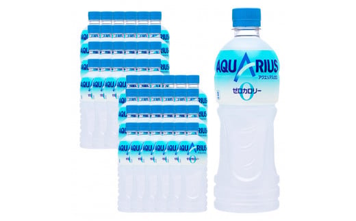 【3回定期便】アクエリアス ゼロ PET 500ml×24本×3回 合計72本 3ヶ月【コカコーラ】 水分補給 スポーツ飲料 清涼飲料水 常温 AQUARIUS コカ・コーラ 熱中症対策 送料無料 部