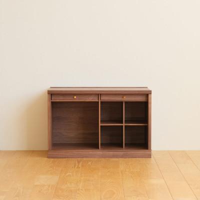 ふるさと納税 府中市 府中市の家具　COCCO Unit C(引き出し2杯+ベースセット) ウォールナット材