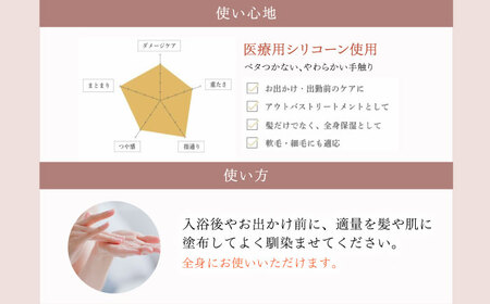 【全3回定期便】RIN. ヘアオイル（ゼラニウムフラワーの香り）【髪の悩みはこれで解決！】ヘアトリートメント 洗い流さないトリートメント ヘアケア 大阪府高槻市/株式会社sodatu.[AOCK024