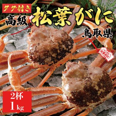 ふるさと納税 琴浦町 【2026年12月〜2027年1月発送】特撰 松葉がに(生)【タグ付き】1kg2杯 N53_I