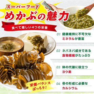 糖質ゼロ・塩分オフ　九州産めかぶたたき15食セット 海藻 めかぶ 【001-0060】