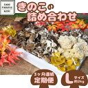 【ふるさと納税】【3ヶ月定期便】きのこ の 詰め合わせ Lサイズ( 約2kg ) （茨城県共通返礼品：城里町） キノコ セット 野菜 低カロリー ダイエット デトックス バラエティ セット 新鮮