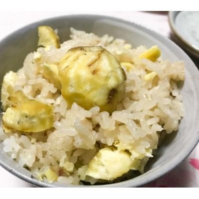 ふるさと納税 福知山市 秦栗園のあま〜い氷蔵丹波栗 岸根2L むき500g【熟成】11月下旬発送 |  | 01