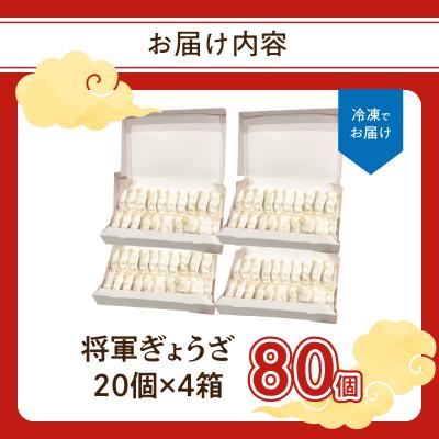 ふるさと納税 大分市 将軍ぎょうざ 80個 (20個×4箱)_A02031 |  | 03