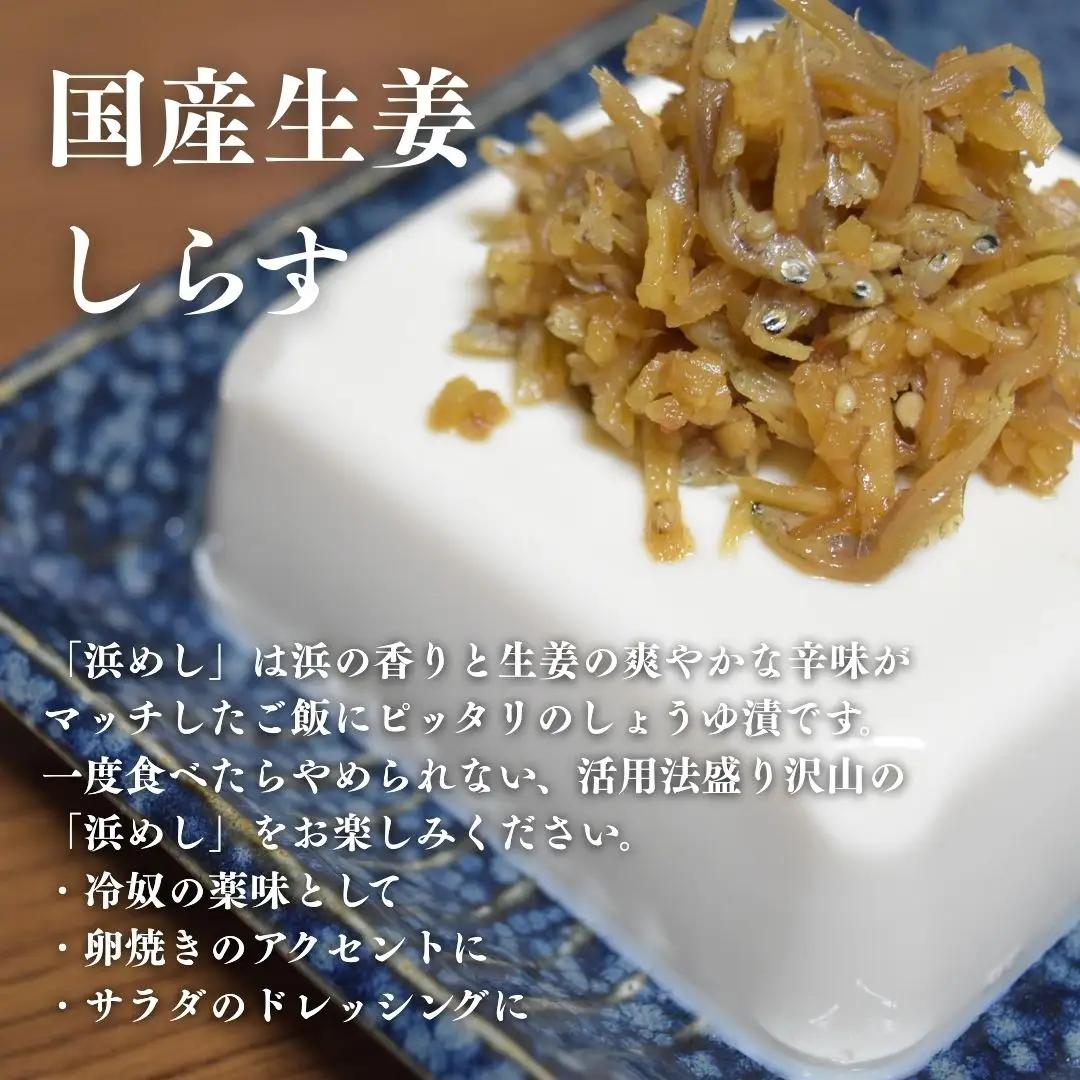浜めししらす生姜 120g×5袋 | 漬物 しらす ご飯のお供 香の蔵